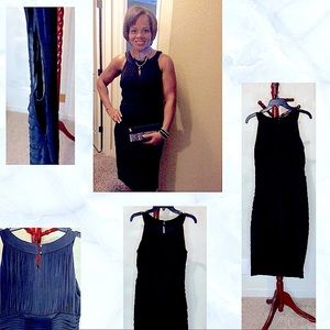 A Melrose Black sleeveless attire dress